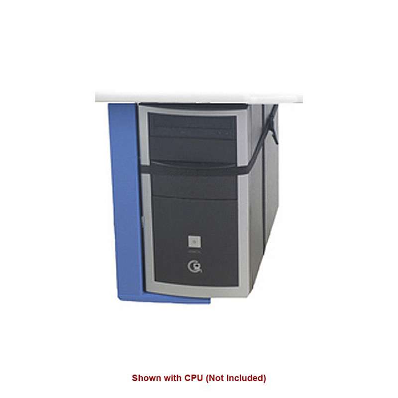 Bench Mounted Steel CPU Holder, Holds CPUs up to 16" High and 60lbs